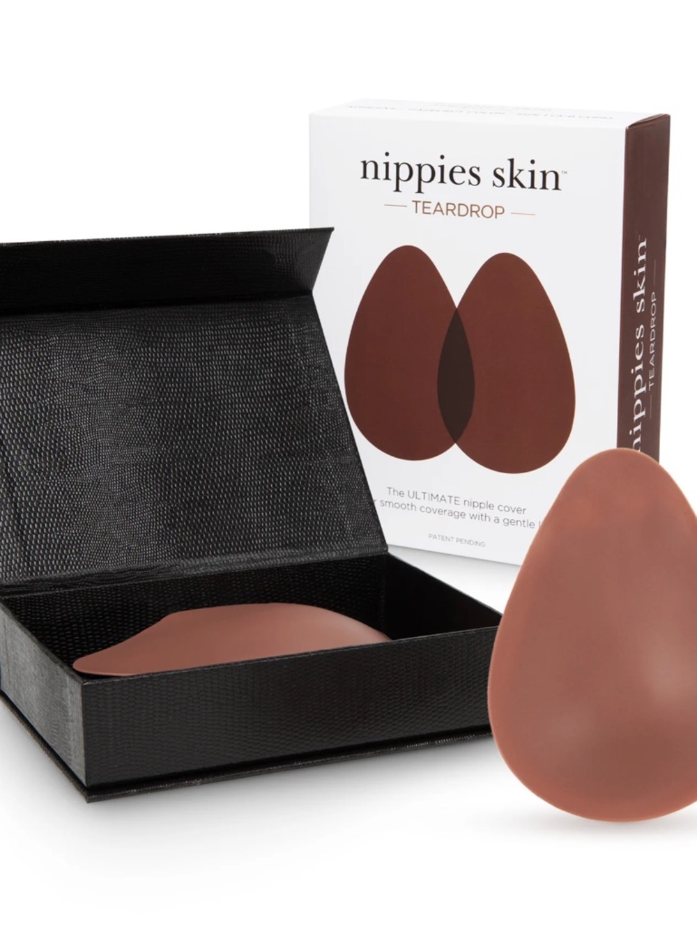 Nippies Skin Teardrop Adhesive Nipple Covers (Hazelnut) Size 1 (A-B Cups)